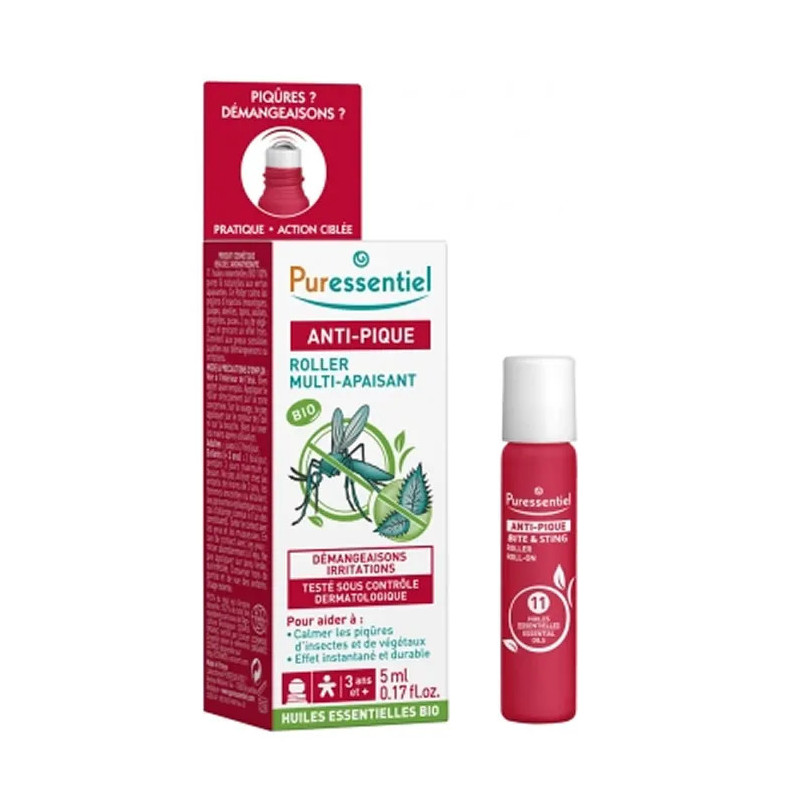 Puressentiel Répulsif Roll On 5ml - Anti-moustiques