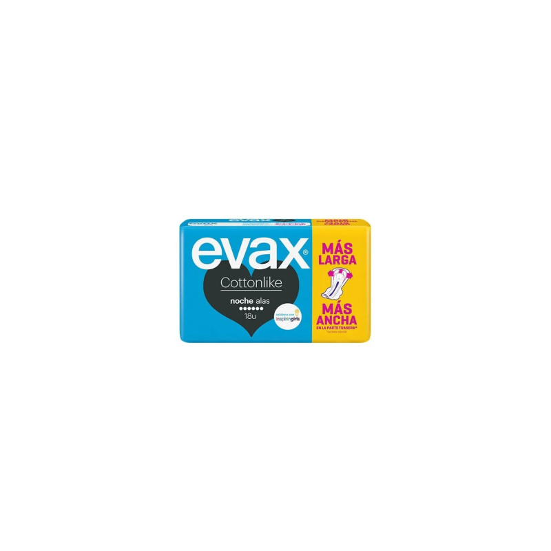 Evax Cottonlike Alas Noche 18 Ud - Protection Nuit