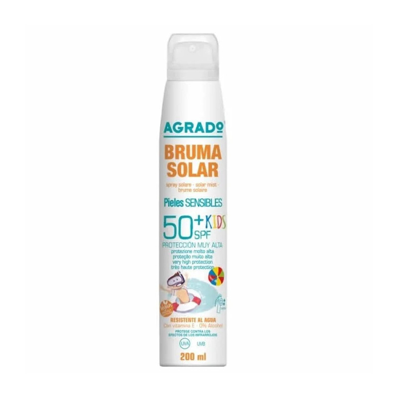 Agrado Solar Mist SPF50 Kids 200ml - Protection Enfant