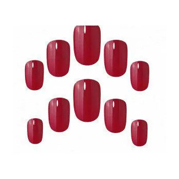 Elegant Touch Ongles Squoval Rich Red