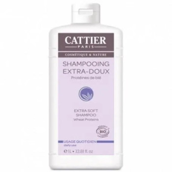 Cattier Paris Shampooing Extra Doux - 1 l