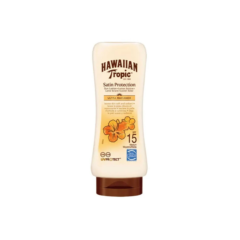 Hawaiian Tropic Satin Protection Ultra Radiance Lotion Solaire SPF15 180ml