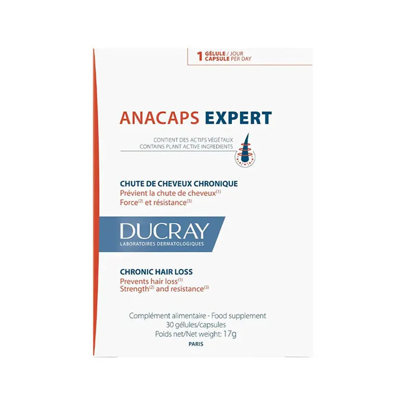 Anacaps Expert Ducray : Complément Anti-Chute 30 gél.