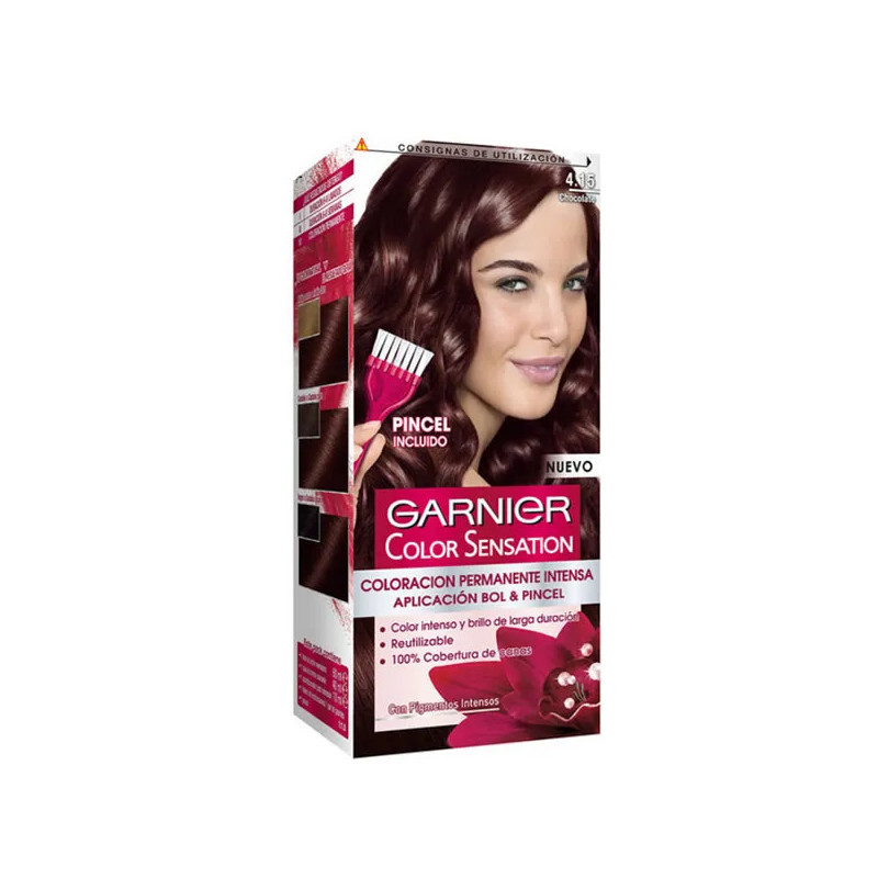 Garnier Color Sensation 4.15 Chocolate - Teinture Capillaire | Kermatone