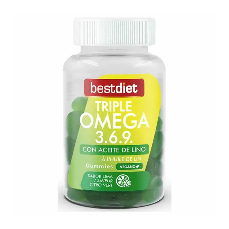 Best Diet Triple Omega 3.6.9 60 Gummies - Best Diet
