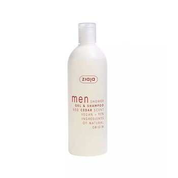 Ziaja Men Gel Douche & Shampooing Red Cedar 400ml