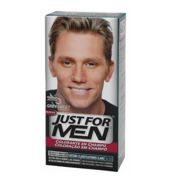 Just For Men Shampoing Colorant Châtain Clair - Kermatone
