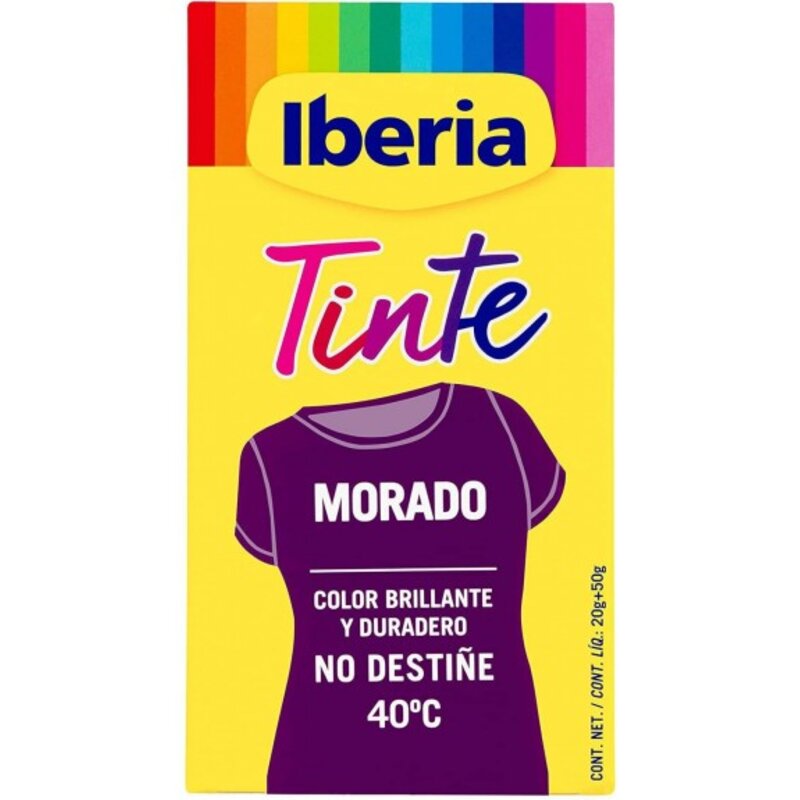 Iberia Tinte Ropa Morado 40 - 70g | IBERIA