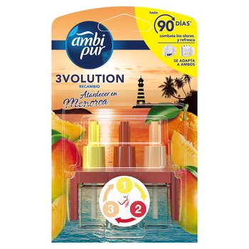 Ambi Pur 3 Vol Rec Menorca - Recharge parfum d'intérieur