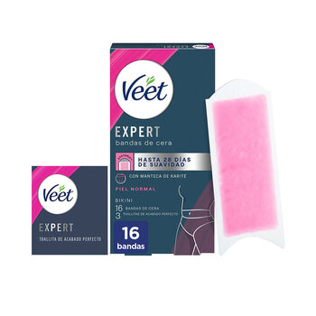 Veet Expert Bandes de Cire Bikini Piel Normal