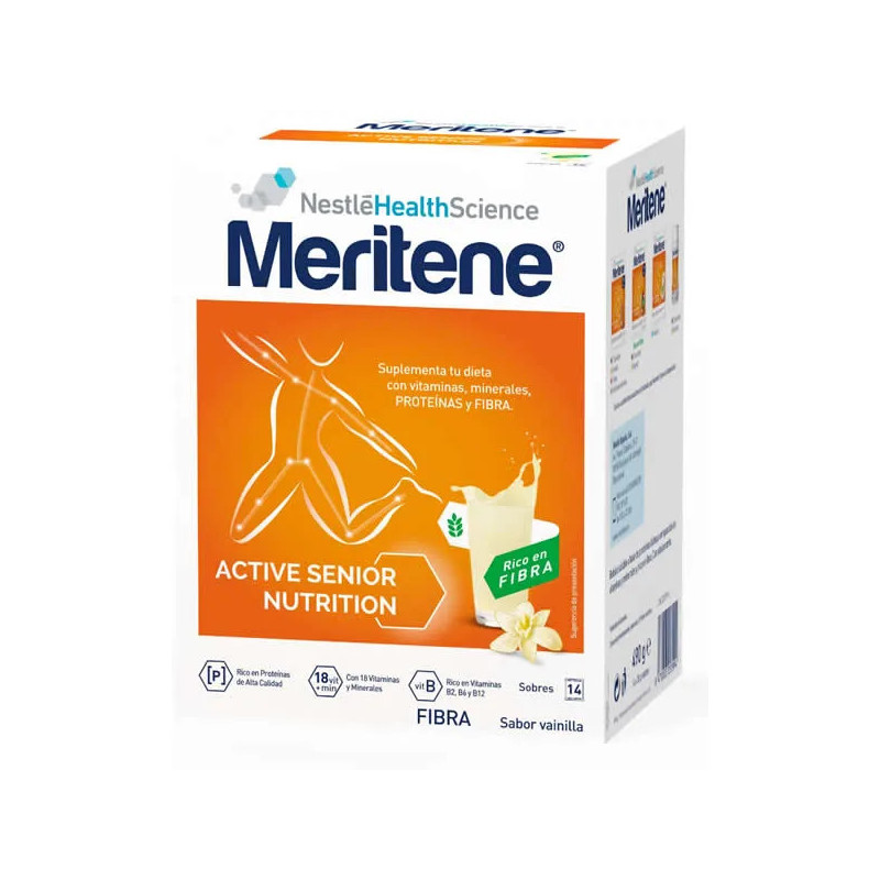 Meritene Batido Vanille Riche en Fibres - Nutrition Senior | Kermatone