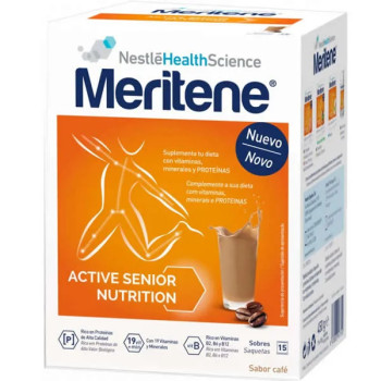 Meritene Batidos Café Décaféiné - Énergie & Vitalité Kermatone