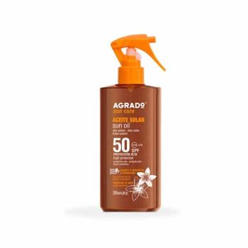 Agrado Sun Oil SPF50 200ml - Huile Solaire Protectrice