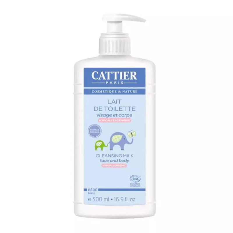 Cattier Lait Hydratant Bébé 500ml - Peau Douce