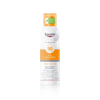 Eucerin Spray Solaire Transparent Toucher Sec SPF50 Kermatone