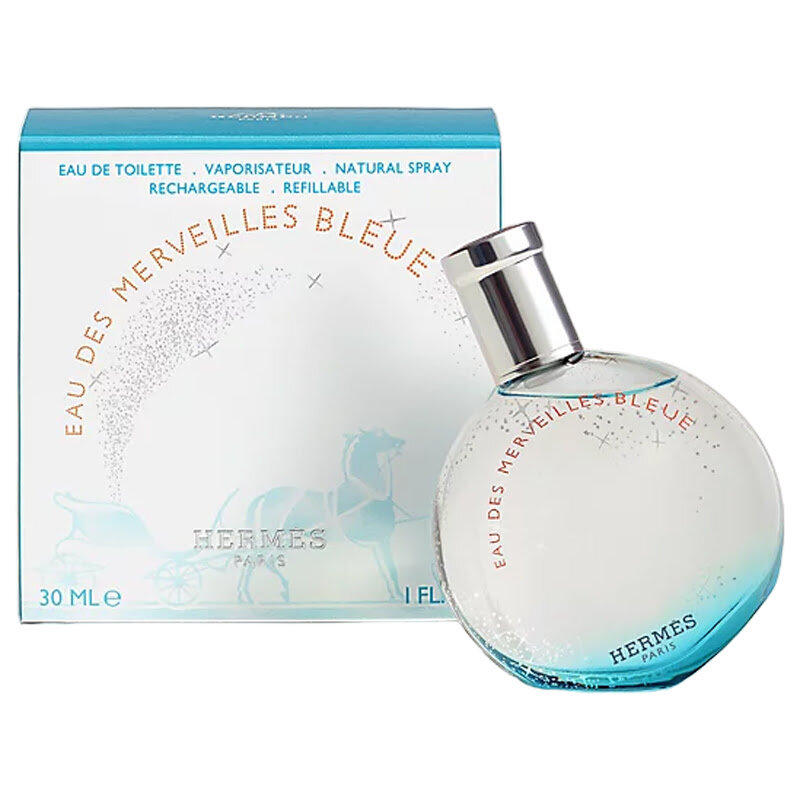 Hermès Eau des Merveilles Bleue EDT 30ml Rechargeable