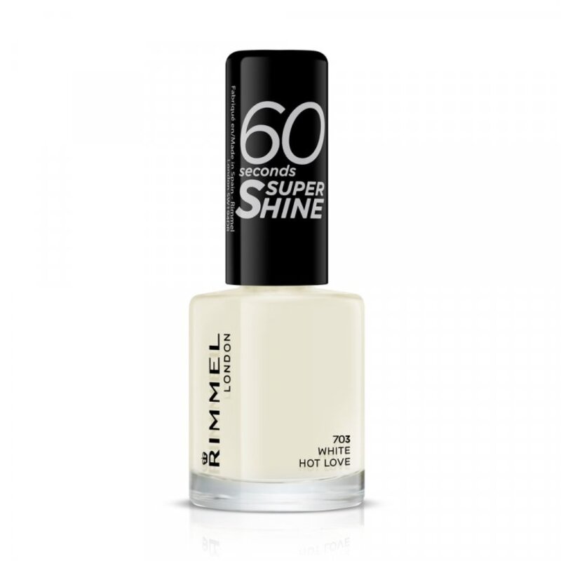Rimmel 60 Seconds Super Shine 703 White Hot Love
