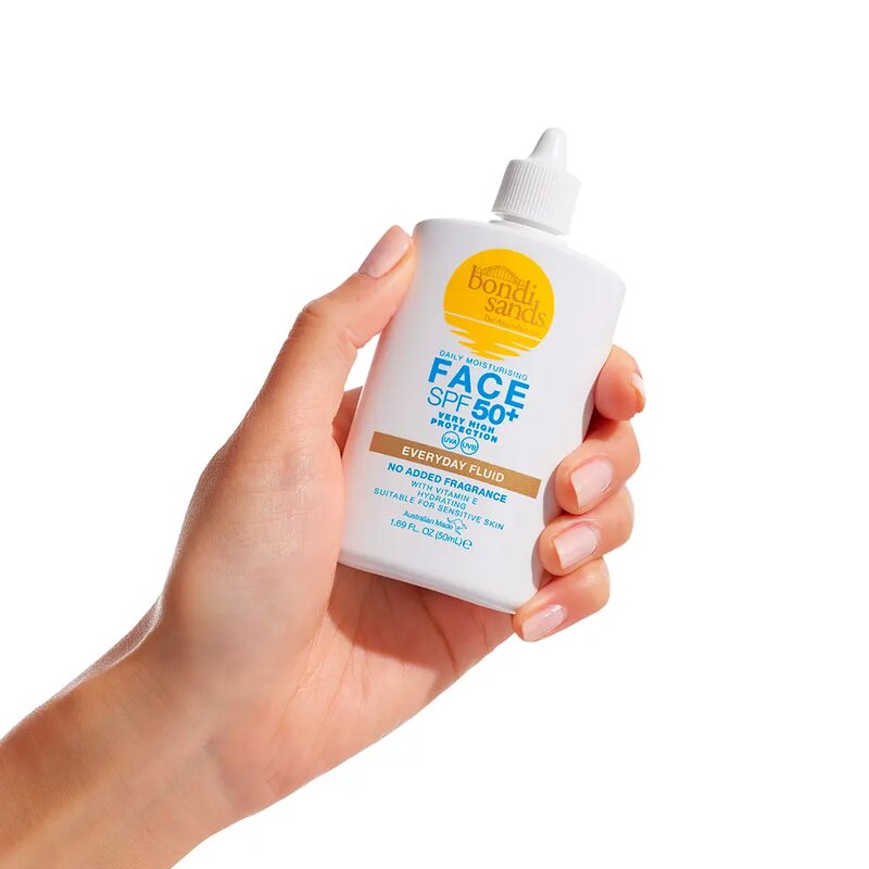 Bondi Sands Fluido Facial SPF50 sin perfume