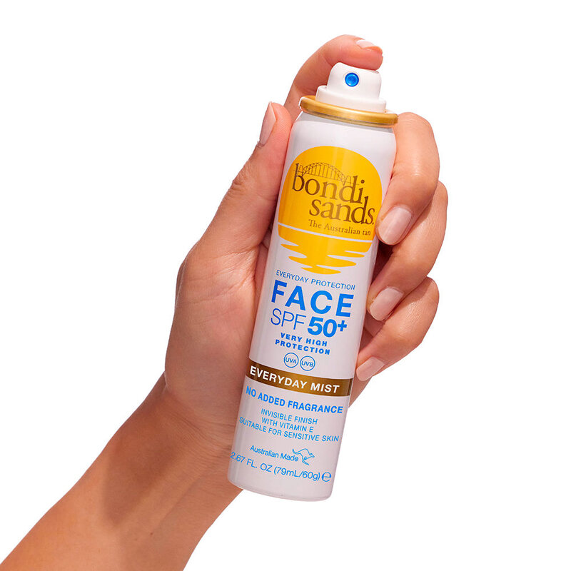 Bondi Sands Brume Visage SPF50 Sans Parfum 79ml
