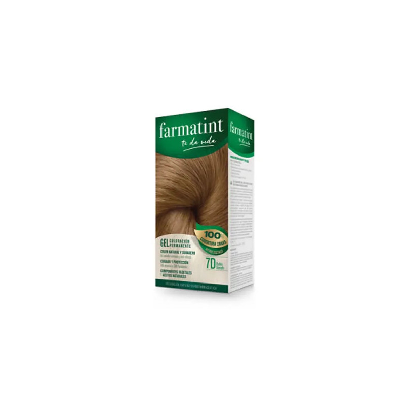 Farmatint Gel Coloration Permanent 7D Blond Foncé - Kermatone