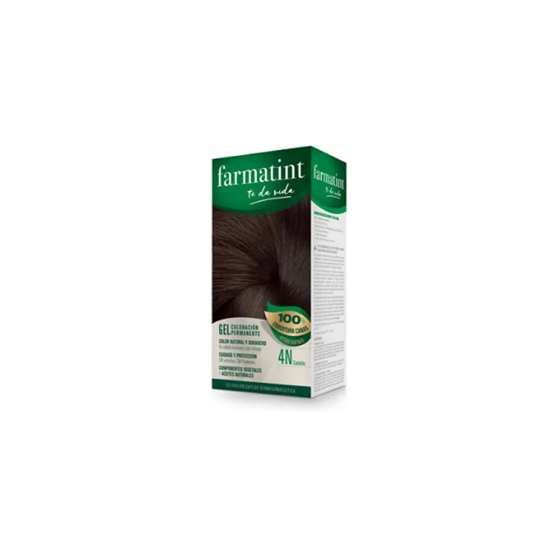 Farmatint Gel Coloration Permanent 4N Châtain - Kermatone