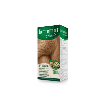 Farmatint Gel Coloration Permanente 8D Blond Doré Clair - Kermatone