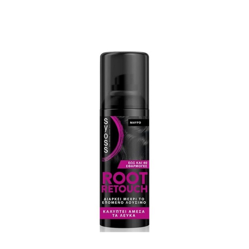 Syoss Root Retouch Spray Noir 120ml - Retouche Racines
