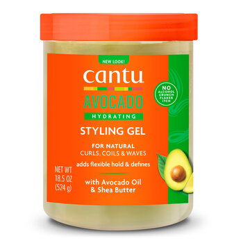 Cantu Avocado Hydrating Gel 524g - Soin Cheveux Bouclés