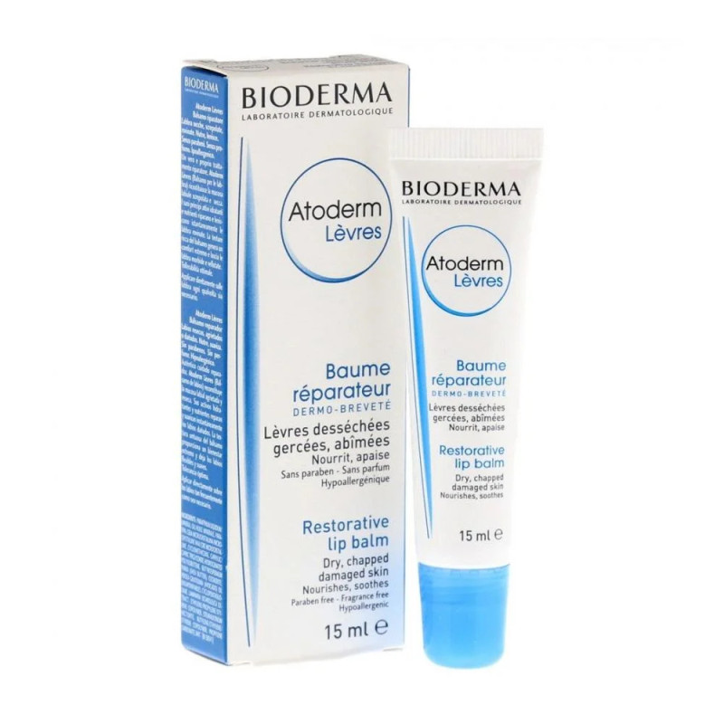 Bioderma Atoderm Baume Lèvres Réparateur 15ml