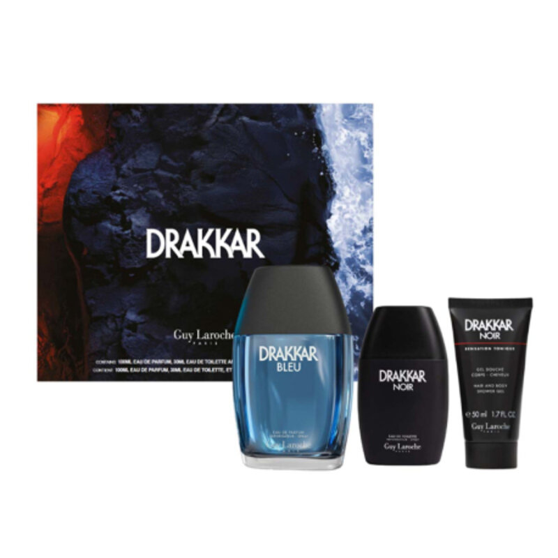 Drakkar Bleu Guy Laroche - Coffret 3 Pièces Homme
