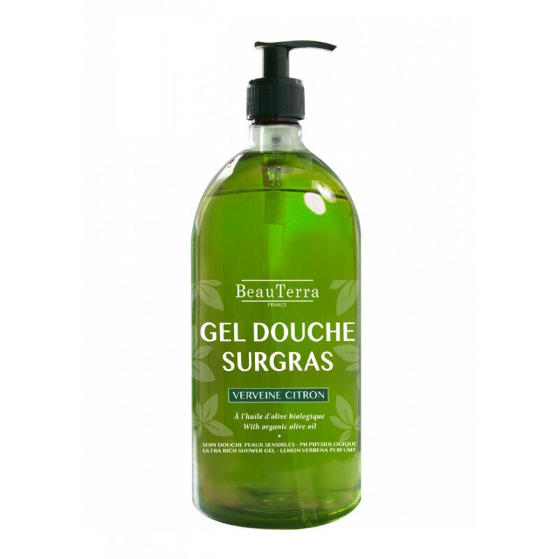 Gel Douche Verveine Citron BEAUTERRA 1000ml