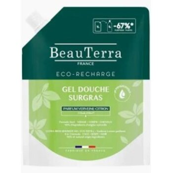 Beauterra Verveine Citron Gel Douche Recharge 1L