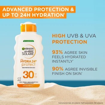 Garnier Hydra 24 Protect Lait Solaire SPF30 400ml