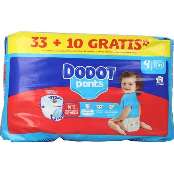 Dodot Pants Couches Culottes Taille 4 (9-15 kg) 43 U