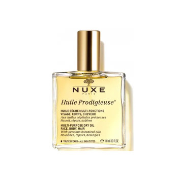 Nuxe Huile Prodigieuse 100ml - Nourrissante & Illuminatrice | Kermatone