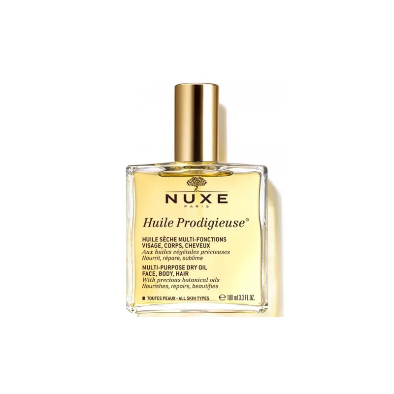 Nuxe Huile Prodigieuse 100ml - Nourrissante & Illuminatrice | Kermatone