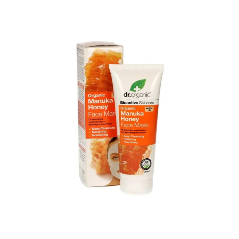 Masque Visage Dr Organic Miel de Manuka - Douceur & Éclat | Kermatone