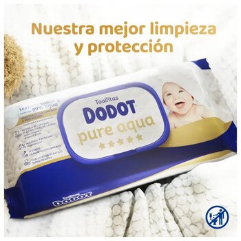 Dodot Pure Cuidado Total 99% Eau 288 Lingettes
