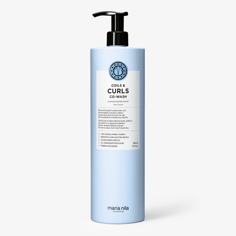 Maria Nila Coils y Curls Co-Wash 1000ml | Soin Bouclés