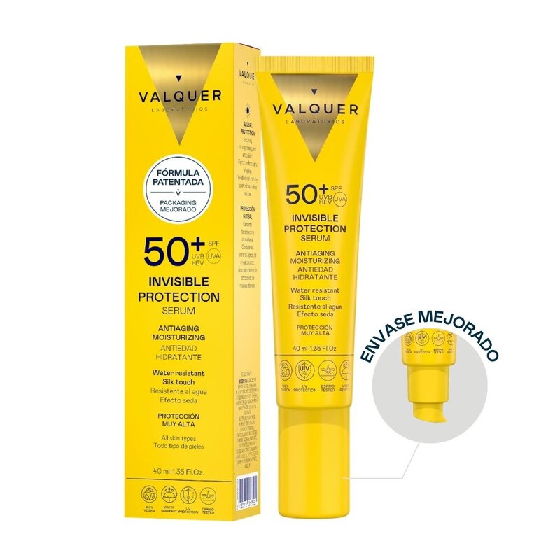 Valquer Sérum visage Invisible SPF50 - 40 ml