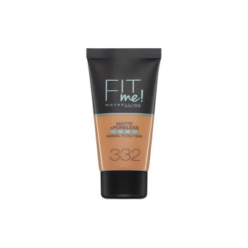 Maybelline Fit Me Matte + Poreless 332 - Fond de Teint Kermatone