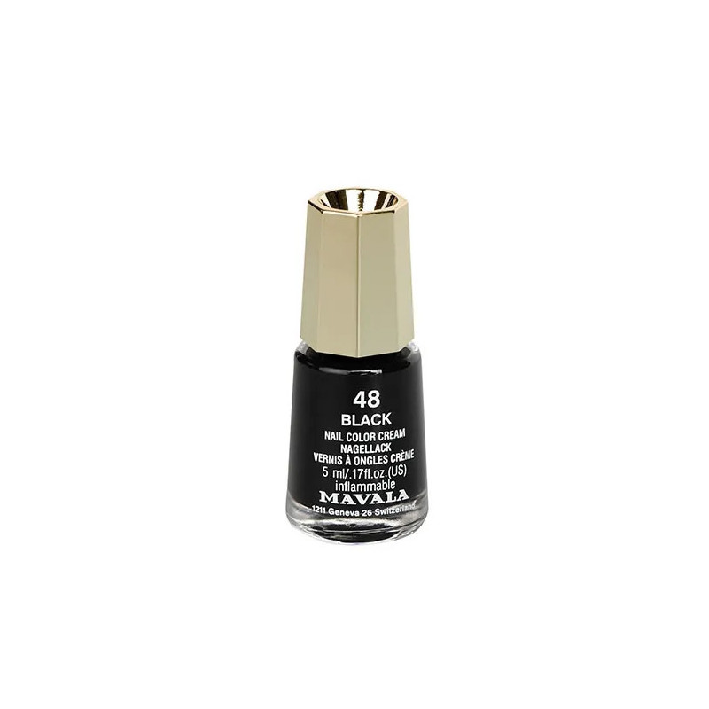 Mavala Vernis À Ongles Noir 48 - Brillance Et Longue Tenue | Kermatone