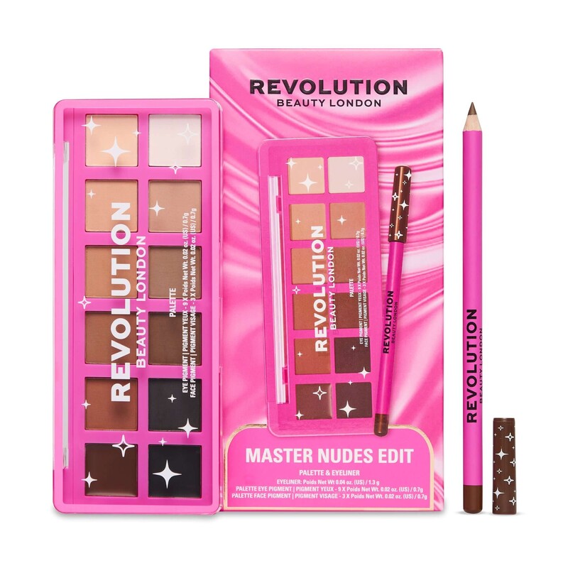Revolution Make Up The Master Nudes Edit 2 Pièces