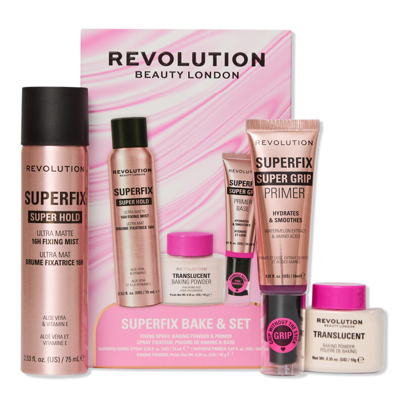 Revolution Make Up Superfix Bake Kit 3 Pièces