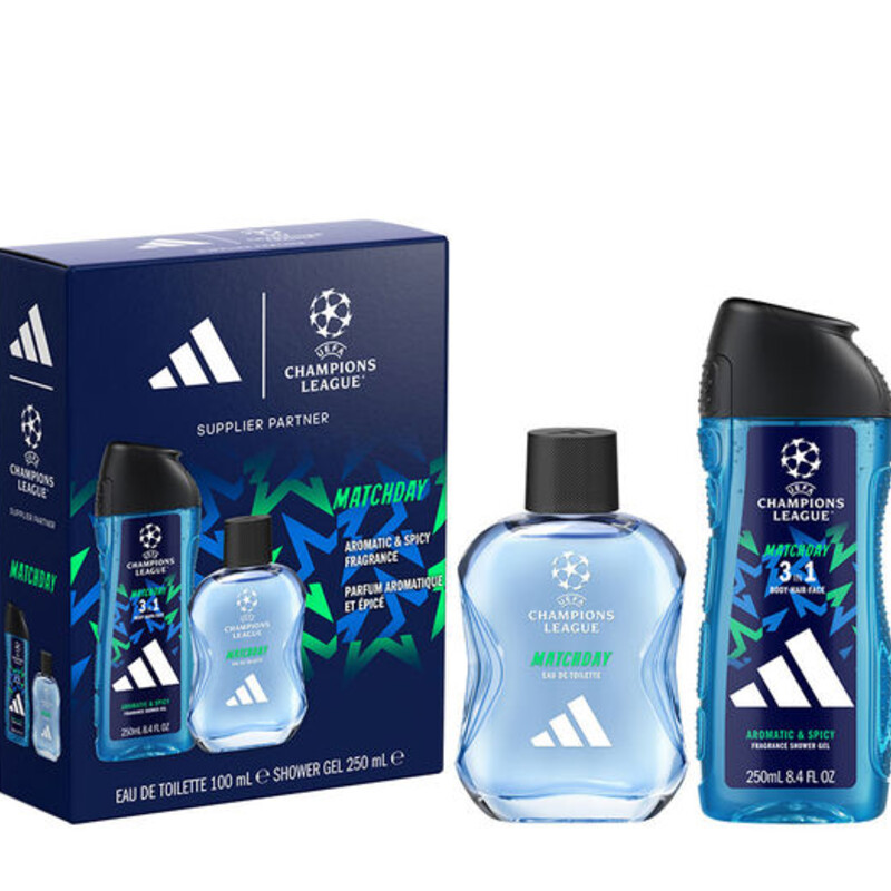 Adidas UEFA Champions Matchday Coffret 3 Pièces