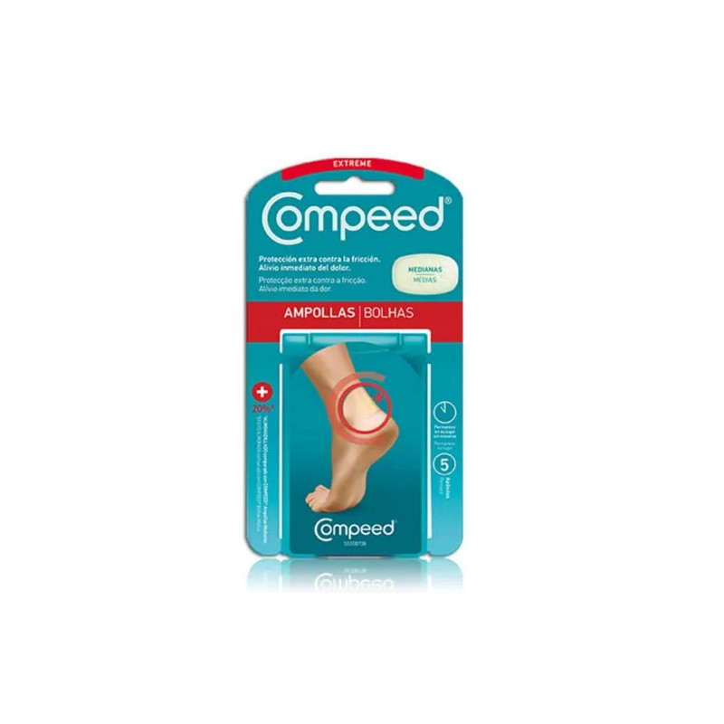 Compeed Pansement Ampoules Moyen +20% x5 | COMPEED