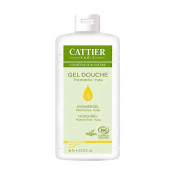 Cattier Gel Douche Thé Matcha 1L – Douceur Bio