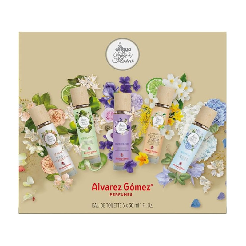 Alvarez Gomez Lot de 5 bouteilles d'eau fraîche - 5x 30ml