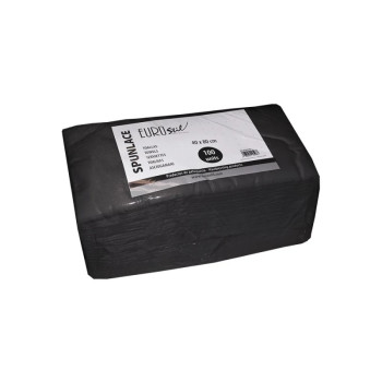 Eurostil Pack Toallitas Negras 100 unités - Lingettes Démaquillantes