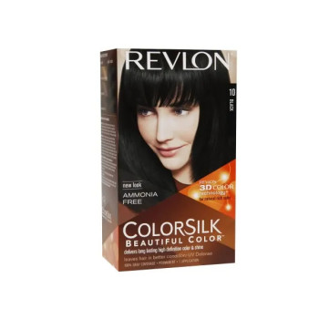 Revlon Colorsilk Sans Ammoniaque 10 Black | Kermatone